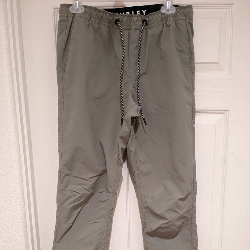 Hurley Men's Tech Twill Jogger - Small - Color: Iguana - 4 Pockets